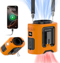 Socool 14500mAh Portable Waist Fan Clip on Belt 360 Rotation Wearable by Socoolfancoolinhand