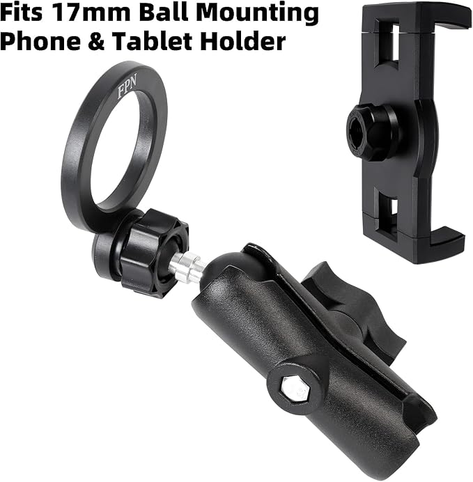 1" to 17mm Ball Adapter, Compatible - Image 5