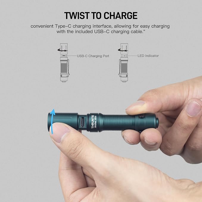 ThruNite Archer Mini Pocket EDC Pen Flashlight, USB-C Rechargeable Mini LED - Image 6