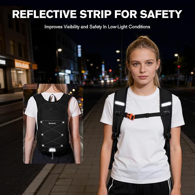 Ultra-Light Soft Daypack 15L/20L, Cushioned Breathable Back Panel Backpack - Image 4