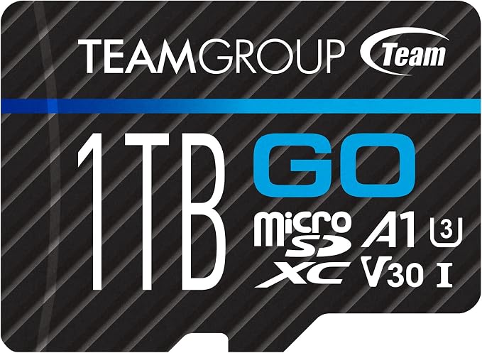 TEAMGROUP GO Card 1TB MicroSDXC UHS-I U3 V30 4K by TEAMGROUP