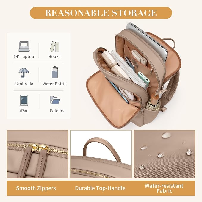 GOLF SUPAGS Women Laptop Backpack Casual Daypack - Image 3