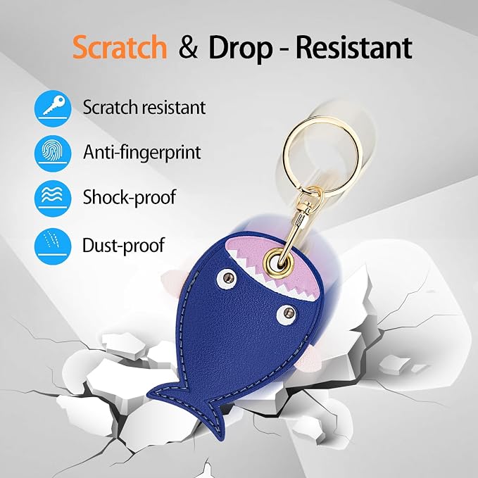 Leather Keychain Case Holder Compatible - Image 3