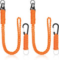 Frienda 2 Set Heavy Duty Paracord Lanyard Necklace Whistles Strap Braided 550 by Frienda