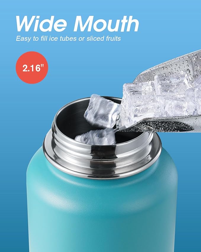 Coolflask Water Bottle 40 oz Insulated - Image 4