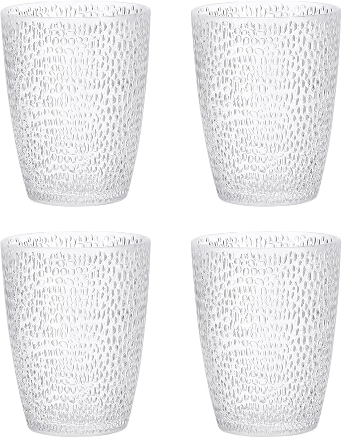 uxcell 10oz Acrylic Drinking Glasses, Transparent by uxcell
