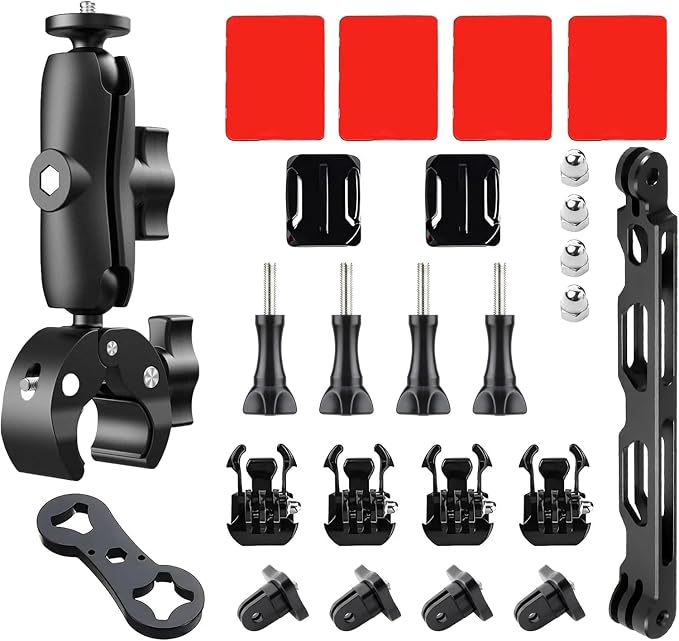 Reflex Camera 23 in 1 Motorcycle Action Camera Accessories Kit Compatible - Image 8