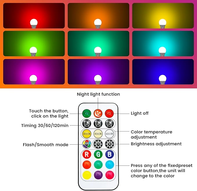 LED Rechargeable Light Bulbs - Image 3