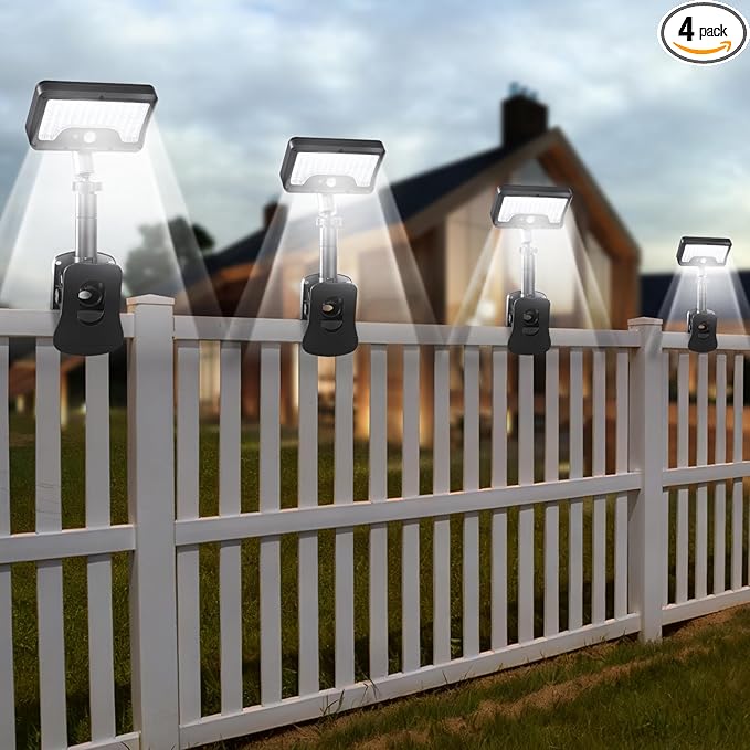 Clip On Solar Lights Outdoor by SunlightEncounter