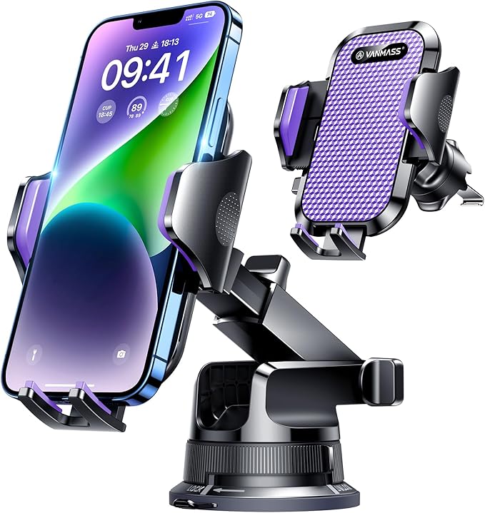 VANMASS Car Phone Holder Cell Phone Mount by VANMASS