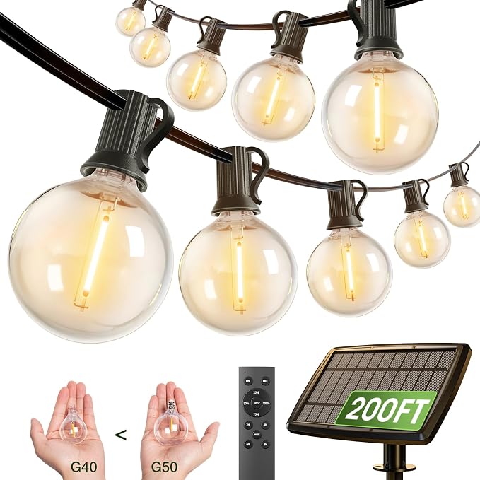 addlon 200FT Solar String Lights by addlon