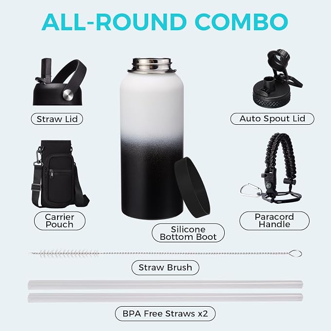 Metal Water Bottle 32 oz - Image 6