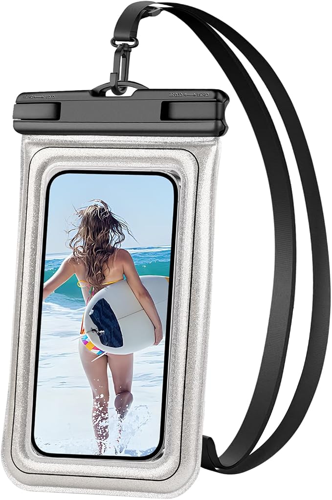 Floating Waterproof Phone Pouch, IPX68 Waterproof Phone Case by RAZOBWS