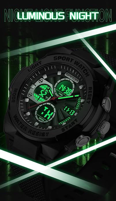 FANMIS Mens Military Multifunction Digital LED Watch Electronic Waterproof - Image 6