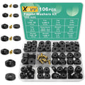 XBVV 106 PCS Faucet Washer Assortment Kit by XBVV