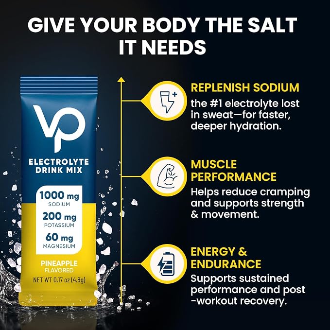 Venture Pal High Sodium Sugar Free Electrolytes Powder Packet, Zero Calories - Image 6