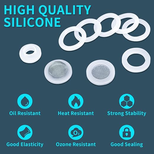 KEZE 660 PCS 18 Size Clear Silicone O Rings Assortment Kit and 14 Size Silicone - Image 7