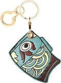 BORKUANA Leather Keychain Holder Case Compatible by BORKUANA