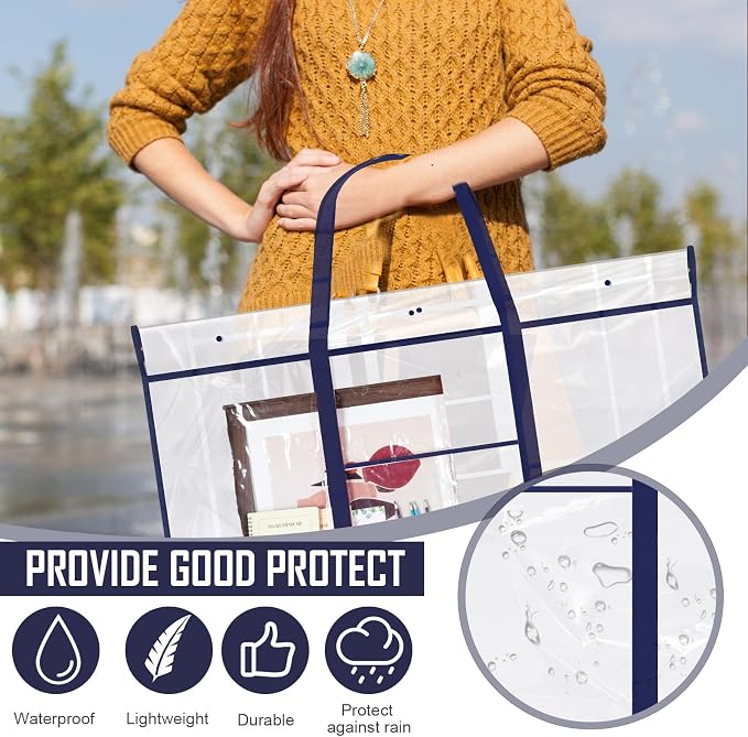 Windyun 1 Pack Large Poster Storage Bag 48" x 36" Bulletin Board Holder Art - Image 6