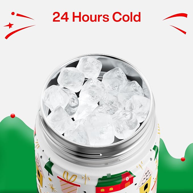 ENCOOL Christmas Insulated Water Bottle - Image 3