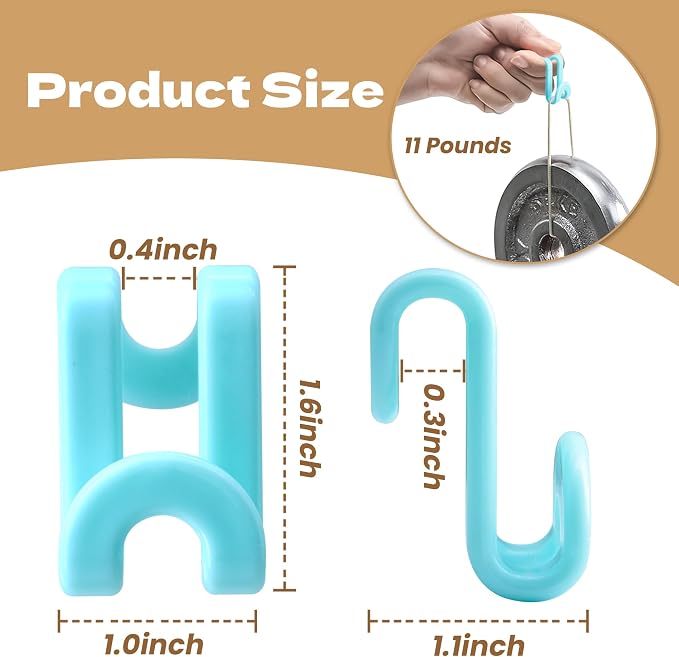Mlici Hangers Hooks Space Saver, 60 Pack Clothes Connector Hooks, Clothes - Image 5