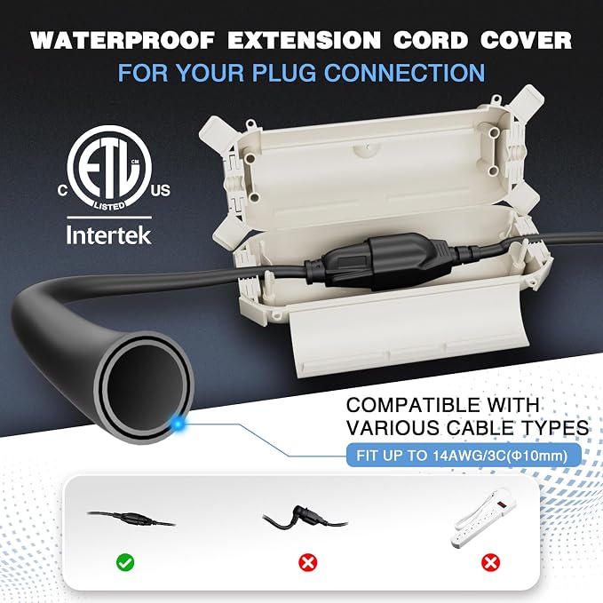Flemoon Outdoor Extension Cord Safety Cover - Image 2