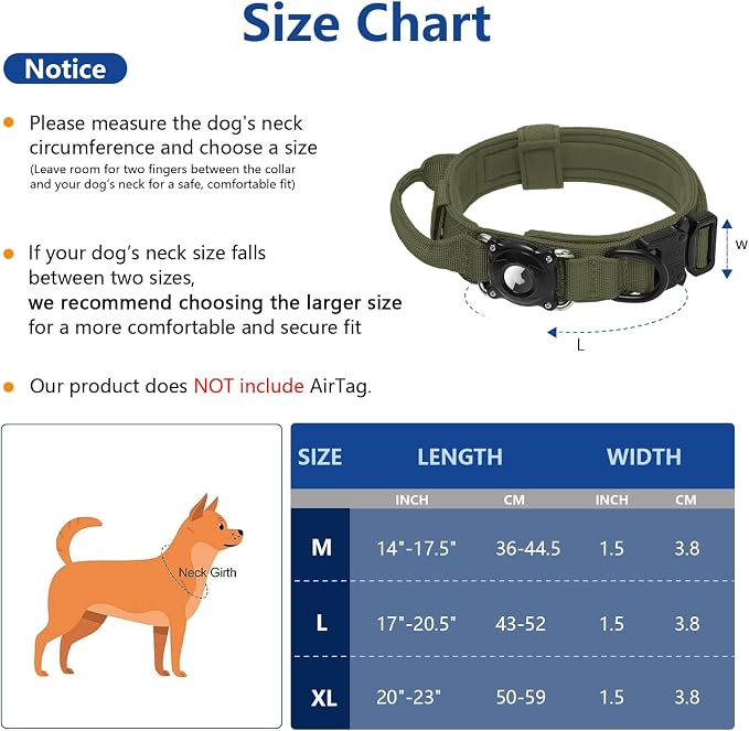 Waterproof AirTag Dog Collar - Image 6