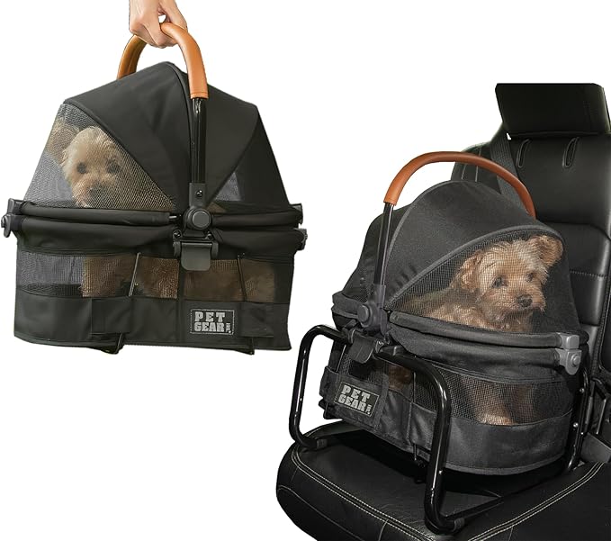 Pet Gear No-Zip View 360 Ultra Lite Pet Safety Carrier & Car Seat by PetGear