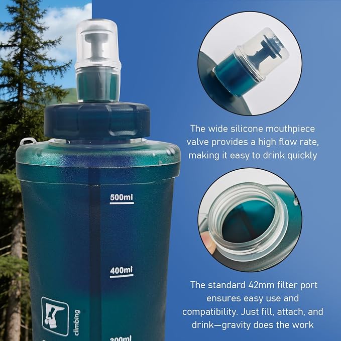 1L Collapsible Water Bottle - Image 4