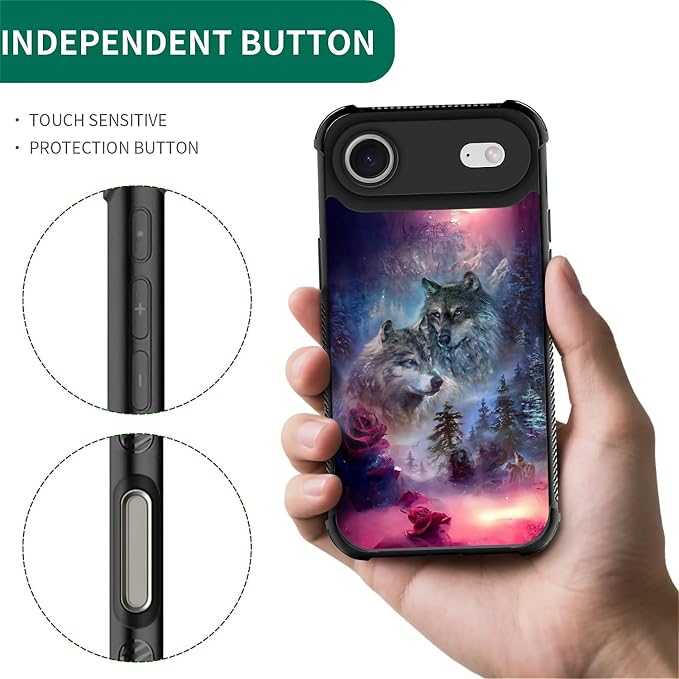 for iPhone 17 Air Case, for MagSafe Graphic Design for Girl Boy Soft Silicone - Image 3