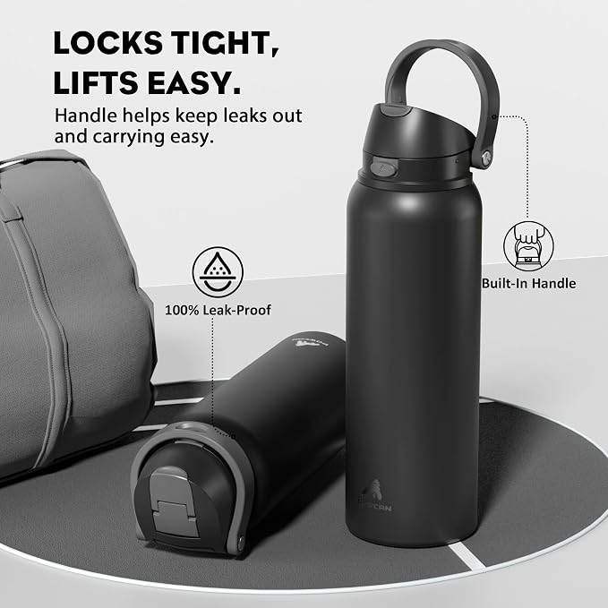 POWCAN 40 oz Insulated Water Bottle - Image 4