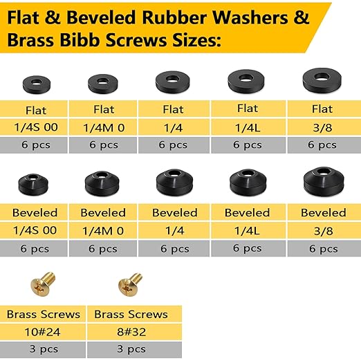 1075 PCS 37 Sizes 3-in-1 Universal Plumbing Repair Kit Includes O-Rings - Image 3