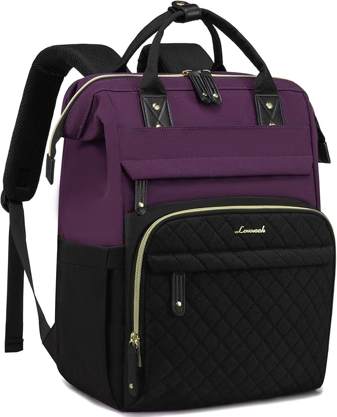 LOVEVOOK Laptop Backpack for Women, 15.6 inch Waterproof Nurse Bag Teacher Work by LOVEVOOK