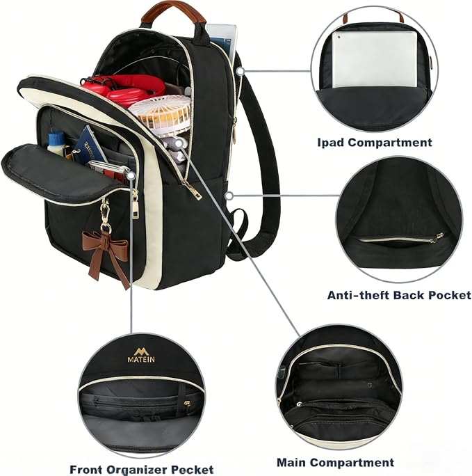 MATEIN Mini Backpack Purse for Women, Fashion Small Purse Backpack, Waterproof - Image 3