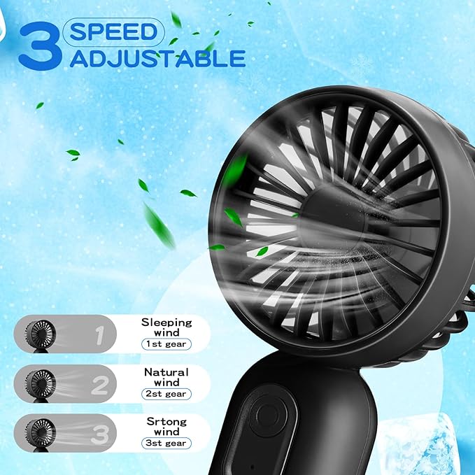 Rossesay 36 Pcs Mini Portable Fan Bulk Cute Handheld Lightweight Small Little - Image 3