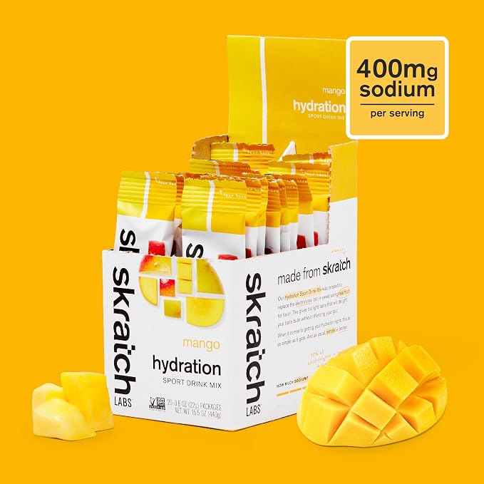 Skratch Labs Hydration Sports Drink Mix Packets – Real‑Fruit Electrolyte Powder - Image 2