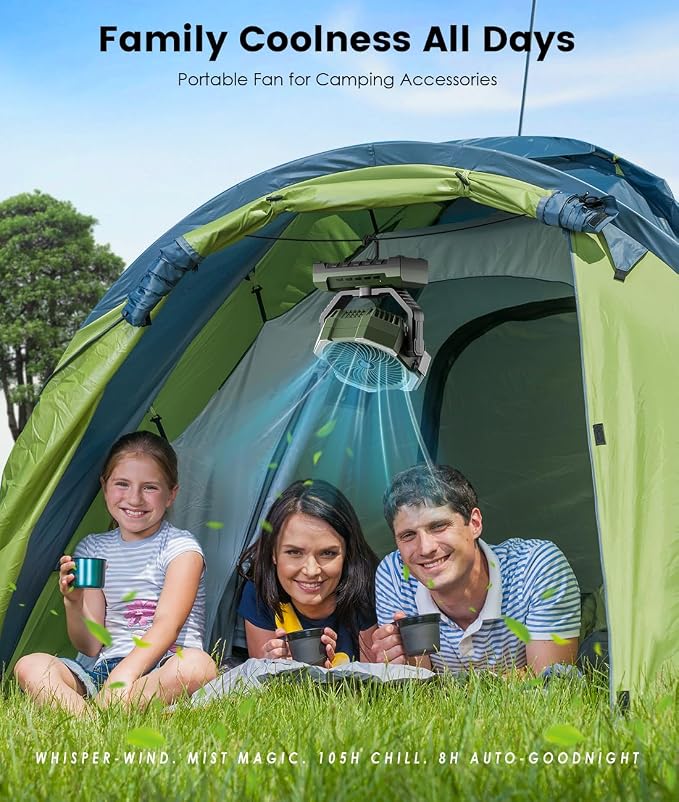 Camping Misting Fan - Image 7
