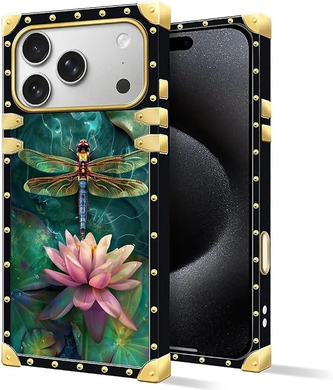 for iPhone 17 Pro Case Luxury Golden Decoration - Image 2