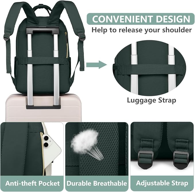 Laptop Backpack for Women Work Bag - Image 5