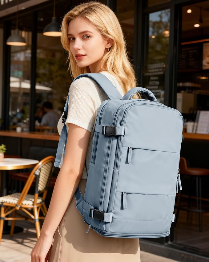 coofay Travel Backpack For Women Men Airline Approved Carry On Backpack Flight - Image 2