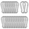 30PCS M8 Heavy Duty Carabiner Clip, 3Inch Snap Hook Quick Link Small Carabiner by XHAMXE
