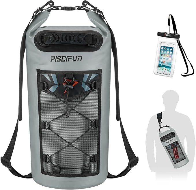 Piscifun Dry Bag, Waterproof Floating Backpack 10L/20L/30L/40L by Piscifun