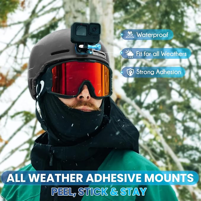 Helmet Mount Adhesive Sticky Pads - Image 3
