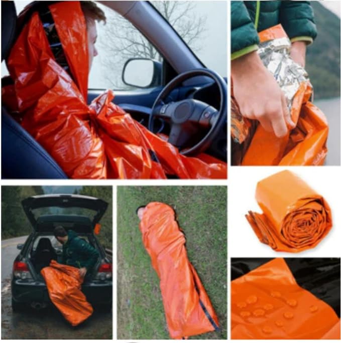 Emergency Sleeping Bag | Durable Mylar Survival Bag - Image 3