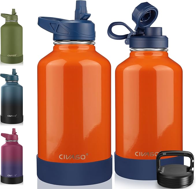 CIVAGO 64 oz Insulated Water Bottle by CIVAGO
