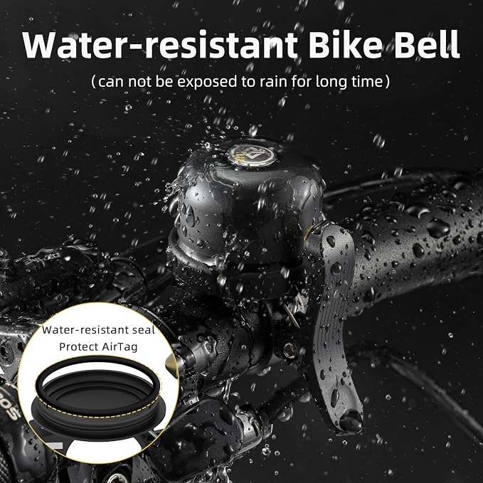 ROCKBROS Bike Bell for Apple AirTag Hidden Bike Mount Bike AirTag Holder GPS - Image 7