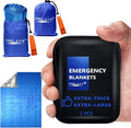 Frelaxy Emergency Blanket 2-Pack/4-Pack, Extra-Thick Extra-Large Space Blankets by Frelaxy