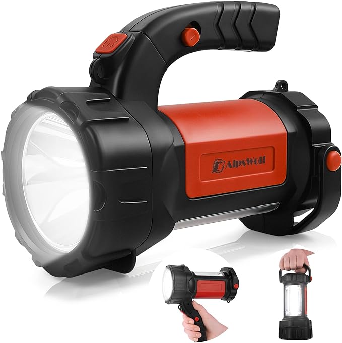 Camping Lantern Rechargeable, AlpsWolf LED Flashlight Spotlight Lantern by AlpsWolf