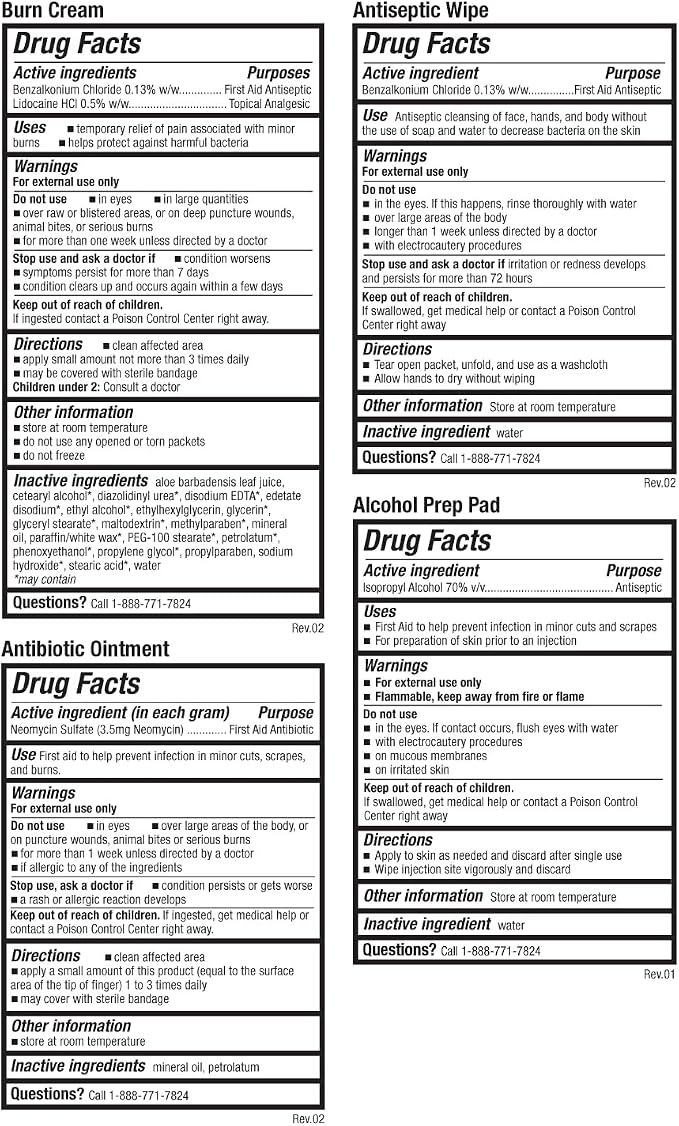 Be Smart Get Prepared OSHA/ANSI First Aid Kit - Image 9