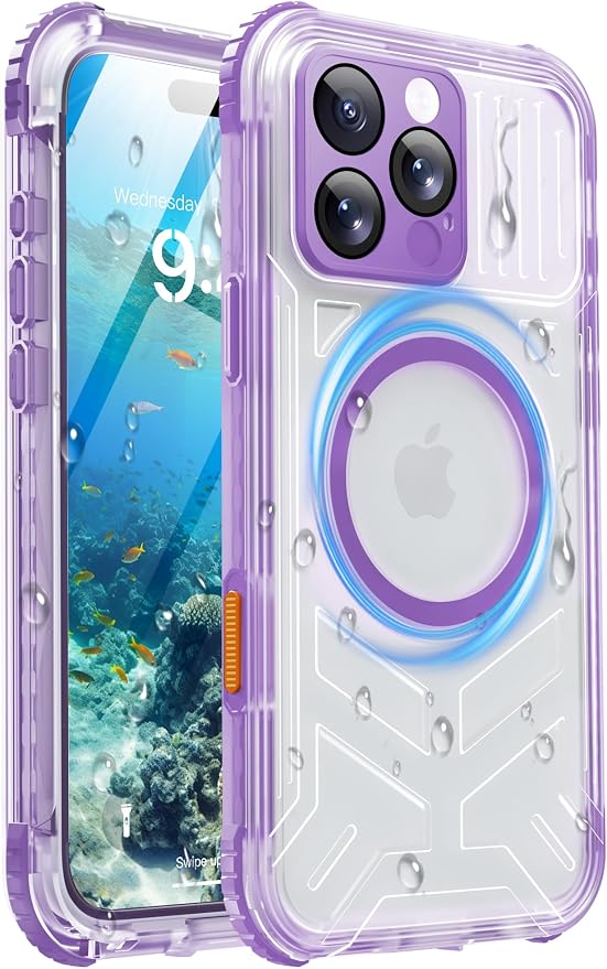 for iPhone 16 Pro Waterproof Case by Haireca